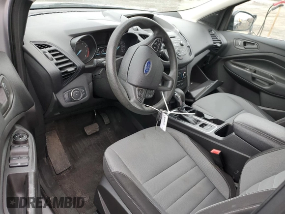 2018 Ford Escape S with VIN 1FMCU0F77JUC39556, listed as a Copart auction lot 46264845 with 50,932 mi miles and Salvage title. Bid and sale history available at DreamBid. Image 8.