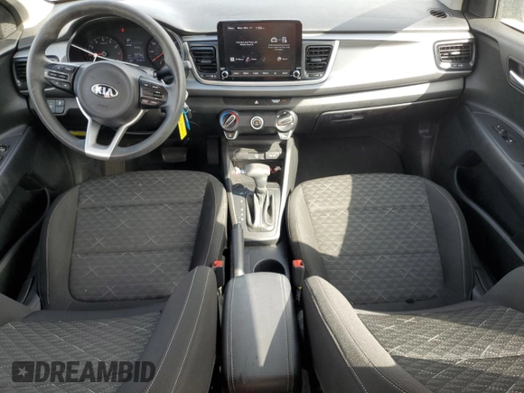 2021 Kia Rio LX with VIN 3KPA24AD0ME428803, listed as a Copart auction lot 49129705 with 37,727 mi miles and Salvage Title. Bid and sale history available at carsss.com. Image 8.