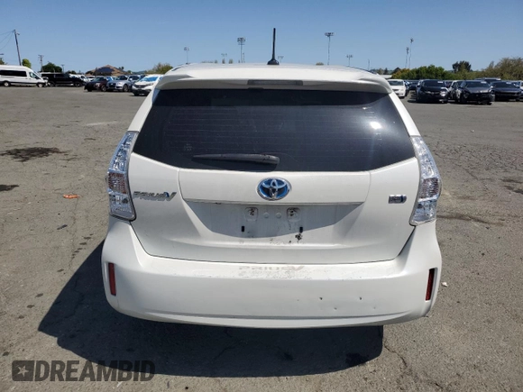 2013 Toyota Prius Two with VIN JTDZN3EUXD3191310, listed as a Copart auction lot 52455105 with 162,237 mi miles and Salvage Title. Bid and sale history available at DreamBid. Image 6.