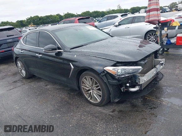 2021 Genesis G70 2.0T with VIN KMTG64LA8MU067129, listed as a IAAI auction lot 41364886 with 48,043 mi miles and . Bid and sale history available at DreamBid. Image 1.