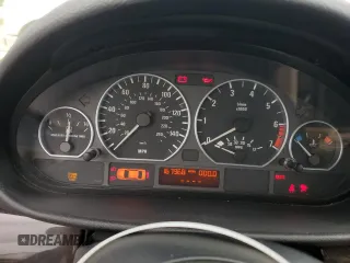 2003 BMW 3 Series 330i with VIN WBAEV53483KM02597, listed as a Copart auction lot 50743335 with 167,968 mi miles and Salvage Title. Bid and sale history available at carsss.com. Image 9.