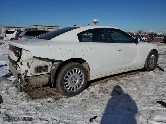 2020 Dodge Charger Police with VIN 2C3CDXKT9LH130591, listed as a Copart auction lot 45602245 with 148,554 mi miles and Salvage Title. Bid and sale history available at carsss.com. Image 3.