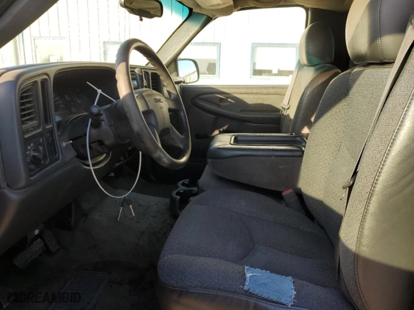 2005 GMC Sierra 1500 Work Truck with VIN 1GTEC14V35Z148140, listed as a Copart auction lot 42913265 with 162,340 mi miles and Salvage Title. Bid and sale history available at carsss.com. Image 7.