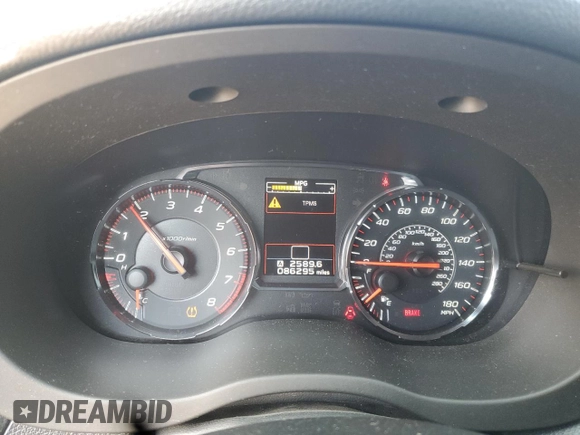 2018 Subaru WRX with VIN JF1VA1A60J9810520, listed as a Copart auction lot 59505985 with 86,295 mi miles and Salvage title. Bid and sale history available at DreamBid. Image 9.