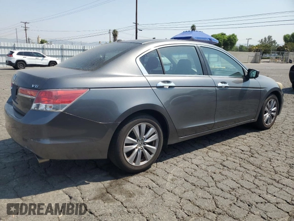2011 Honda Accord EX-L with VIN 1HGCP3F84BA003201, listed as a Copart auction lot 63855475 with 295,721 mi miles and Clean title. Bid and sale history available at DreamBid. Image 3.