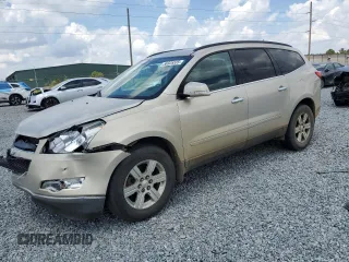 2012 Chevrolet Traverse 1LT z VIN 1GNKVGED1CJ267703, wystawiony jako Copart lot #56325335 z przebiegiem 199 101 mil mil oraz Szkoda całkowita • Salvage title. Historia ofert i sprzedaży dostępna na DreamBid. Obrazek 1.