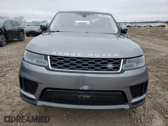 2021 Land Rover Range Rover Sport SE with VIN SALWG2SU2MA780626, listed as a Copart auction lot 87297744 with 45,182 mi miles and Salvage Title. Bid and sale history available at carsss.com. Image 5.