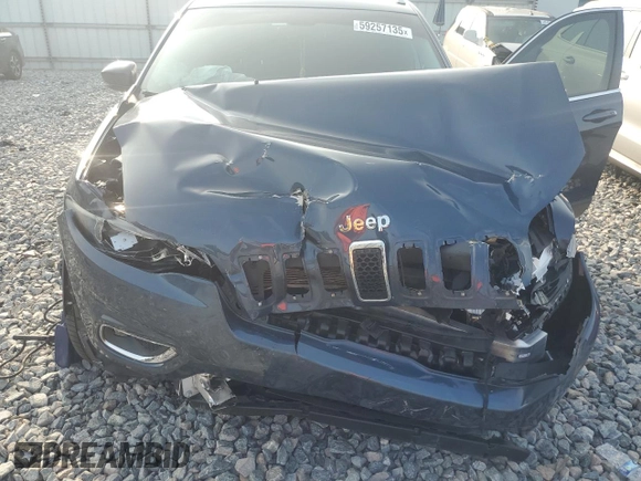 2020 Jeep Cherokee Limited with VIN 1C4PJLDB0LD577357, listed as a Copart auction lot 59257135 with 66,403 mi miles and Non repairable. Bid and sale history available at DreamBid. Image 12.