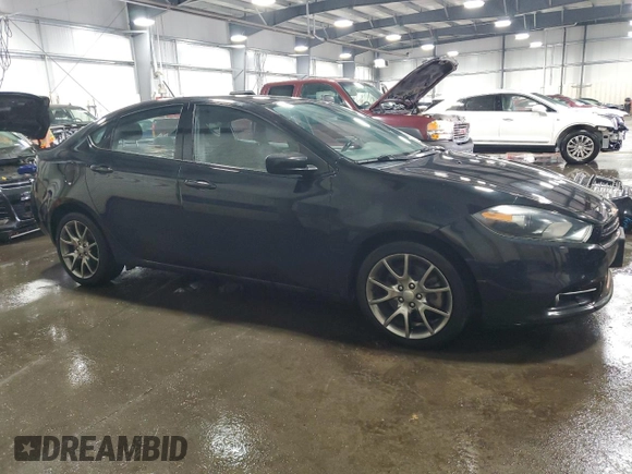 2015 Dodge Dart SXT with VIN 1C3CDFBB7FD128065, listed as a Copart auction lot 56780285 with 110,375 mi miles and Salvage title. Bid and sale history available at DreamBid. Image 4.