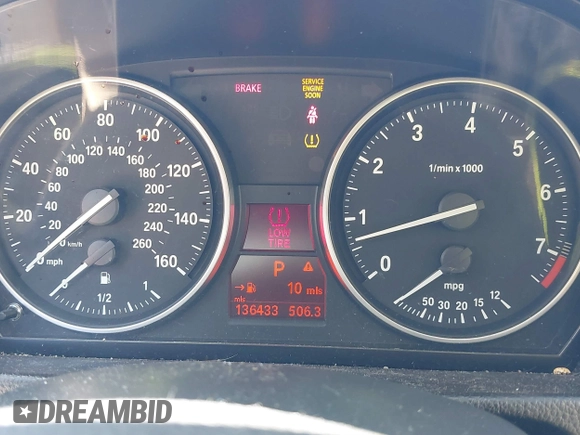 2010 BMW 3 Series 328i xDrive with VIN WBAPK5C55AA652425, listed as a IAAI auction lot 41793164 with 136,433 mi miles and . Bid and sale history available at DreamBid. Image 7.