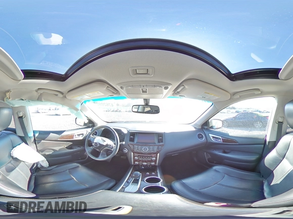 2015 Nissan Pathfinder Platinum with VIN 5N1AR2MN3FC715658, listed as a Copart auction lot 47620925 with 94,097 mi miles and Salvage Title. Bid and sale history available at DreamBid. Image 14.