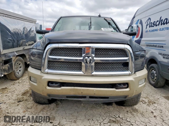 2013 Ram 2500 Laramie Longhorn with VIN 3C6UR5GL7DG519835, listed as a Copart auction lot 62495175 with 340,739 mi miles and Clean title. Bid and sale history available at DreamBid. Image 5.