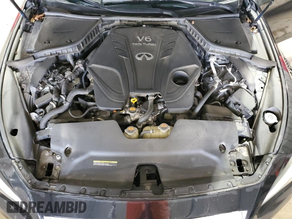 2020 Infiniti Q50 Luxe with VIN JN1EV7AR4LM254744, listed as a Copart auction lot 59178915 with 57,746 mi miles and Salvage title. Bid and sale history available at DreamBid. Image 11.