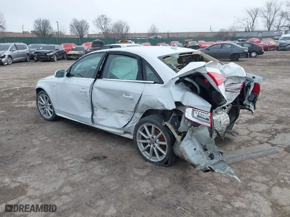 2014 Audi A4 Premium Plus with VIN WAUFFAFLXEN018321, listed as a IAAI auction lot 41610283 with 1 mi miles. Bid and sale history available at carsss.com. Image 3.