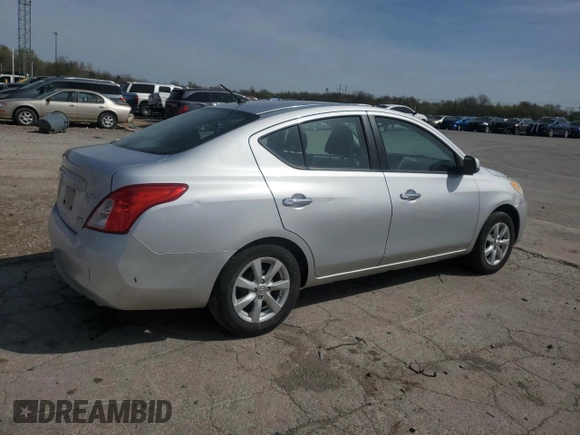 2012 Nissan Versa SL with VIN 3N1CN7APXCL817098, listed as a Copart auction lot 51146765 with 146,033 mi miles and Salvage Title. Bid and sale history available at carsss.com. Image 3.