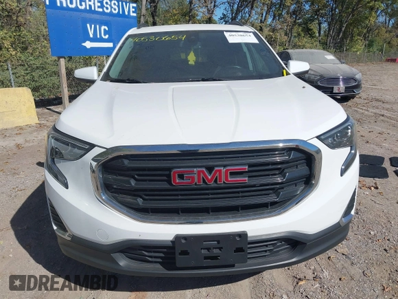 2020 GMC Terrain SLE with VIN 3GKALMEV1LL169897, listed as a IAAI auction lot 40530654 with 57,299 mi miles. Bid and sale history available at carsss.com. Image 12.
