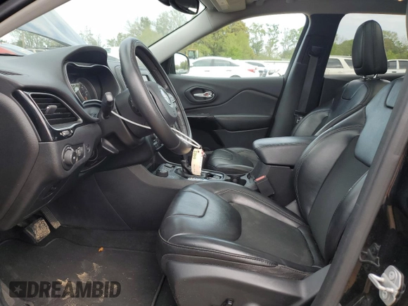 2019 Jeep Cherokee Altitude with VIN 1C4PJMLX9KD451502, listed as a Copart auction lot 50975105 with 117,125 mi miles and Salvage Title. Bid and sale history available at DreamBid. Image 7.