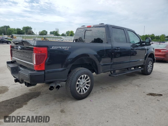 2022 Ford F-250 XL with VIN 1FT7W2BT7NED00032, listed as a Copart auction lot 58471275 with 54,041 mi miles and Salvage title. Bid and sale history available at DreamBid. Image 3.