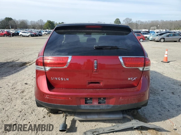 2013 Lincoln MKX with VIN 2LMDJ6JK2DBL23536, listed as a Copart auction lot 48777355 with 85,358 mi miles and Salvage Title. Bid and sale history available at carsss.com. Image 6.
