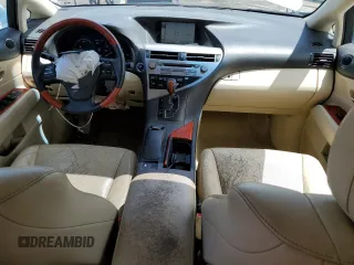 2011 Lexus RX 450h with VIN JTJBC1BAXB2033040, listed as a Copart auction lot 56920005 with 102,791 mi miles and Salvage title. Bid and sale history available at DreamBid. Image 8.