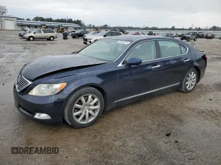 2007 Lexus LS 460 L with VIN JTHGL46F775000730, listed as a Copart auction lot 86303574 with Not Provided miles and Salvage Title. Bid and sale history available at DreamBid. Image 1.