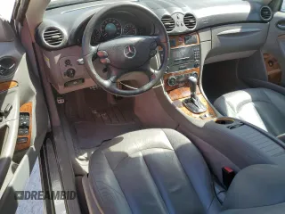 2007 Mercedes-Benz CLK-Class 3.5L with VIN WDBTK56FX7F206030, listed as a Copart auction lot 77271194 with 155,157 mi miles and Salvage Title. Bid and sale history available at carsss.com. Image 8.