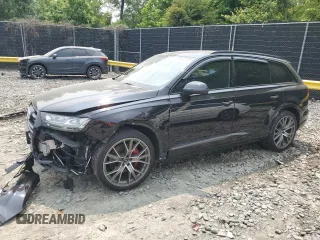 2019 Audi Q7 Prestige with VIN WA1VAAF78KD008169, listed as a Copart auction lot 58802915 with 107,401 mi miles and Salvage title. Bid and sale history available at DreamBid. Image 1.