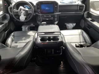 2024 Ford F-150 XLT with VIN 1FTFW3L85RFA04020, listed as a Copart auction lot 55082065 with 8,641 mi miles and Salvage Title. Bid and sale history available at carsss.com. Image 8.