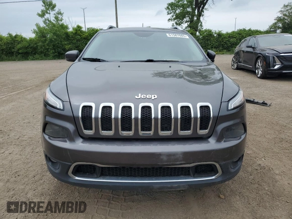 2018 Jeep Cherokee Limited with VIN 1C4PJMDX2JD535187, listed as a Copart auction lot 61587885 with 142,982 mi miles and Salvage title. Bid and sale history available at DreamBid. Image 5.