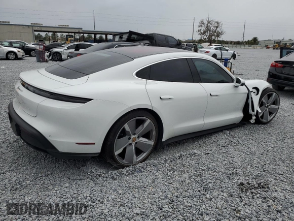 2021 Porsche Taycan 4S z VIN WP0AB2Y17MSA45098, wystawiony jako Copart lot #88754475 z przebiegiem 20 682 mil mil oraz Szkoda całkowita • Salvage title. Historia ofert i sprzedaży dostępna na DreamBid. Obrazek 3.