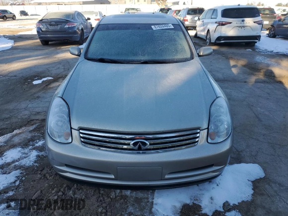 2003 Infiniti G35 w/Leather with VIN JNKCV51E33M311164, listed as a Copart auction lot 87859465 with 145,716 mi miles and Salvage Title. Bid and sale history available at carsss.com. Image 5.