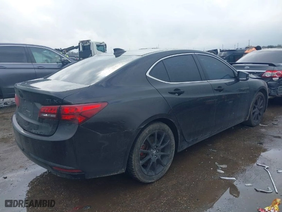 2015 Acura TLX V6 Tech with VIN 19UUB2F56FA008991, listed as a IAAI auction lot 41464023 with 119,818 mi miles. Bid and sale history available at carsss.com. Image 4.