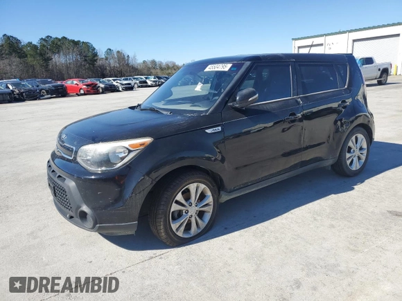 2014 Kia Soul + with VIN KNDJP3A59E7735621, listed as a Copart auction lot 45504795 with 133,273 mi miles and Salvage Title. Bid and sale history available at carsss.com. Image 1.
