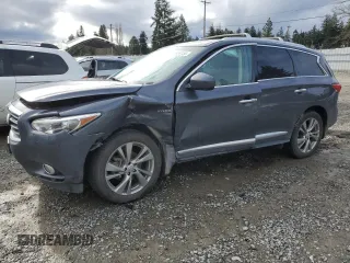2014 Infiniti QX60 Hybrid with VIN 5N1CL0MM9EC512911, listed as a Copart auction lot 45959155 with 109,712 mi miles and Salvage Title. Bid and sale history available at DreamBid. Image 1.