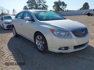 2013 Buick LaCrosse Leather with VIN 1G4GC5E37DF331873, listed as a IAAI auction lot 41685104 with 119,648 mi miles and . Bid and sale history available at DreamBid. Image 1.