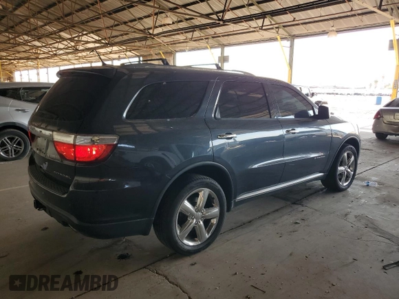 2013 Dodge Durango Citadel z VIN 1C4SDJET6DC672736, wystawiony jako Copart lot #58829725 z przebiegiem 122 700 mil mil oraz Czysty tytuł • Clean title. Historia ofert i sprzedaży dostępna na DreamBid. Obrazek 3.