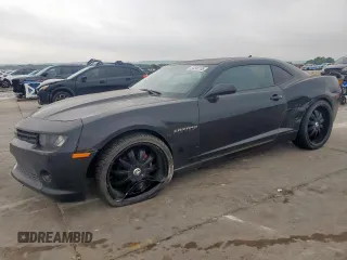 2014 Chevrolet Camaro LS z VIN 2G1FA1E38E9226194, wystawiony jako Copart lot #54546155 z przebiegiem 54 835 mil mil oraz Szkoda całkowita • Salvage title. Historia ofert i sprzedaży dostępna na DreamBid. Obrazek 1.