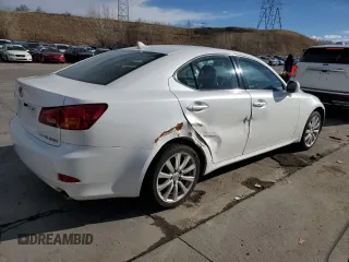2008 Lexus IS 250 with VIN JTHCK262X85018224, listed as a Copart auction lot 49341605 with 148,410 mi miles and Salvage Title. Bid and sale history available at carsss.com. Image 3.