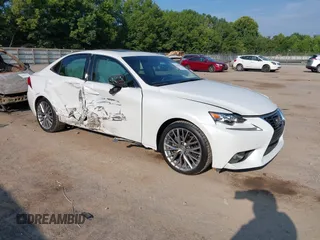 2014 Lexus IS 250 with VIN JTHCF1D27E5010613, listed as a IAAI auction lot 42646960 with 150,962 mi miles and . Bid and sale history available at DreamBid. Image 1.