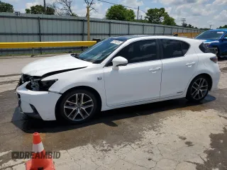 2015 Lexus CT 200h with VIN JTHKD5BH0F2227956, listed as a Copart auction lot 62149755 with 152,615 mi miles and Salvage title. Bid and sale history available at DreamBid. Image 1.