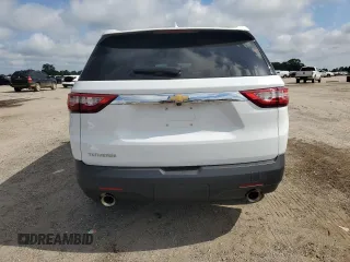 2020 Chevrolet Traverse LS with VIN 1GNERFKW7LJ294082, listed as a Copart auction lot 57498095 with 47,760 mi miles and Salvage title. Bid and sale history available at DreamBid. Image 6.