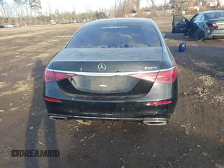 2023 Mercedes-Benz S 500 with VIN W1K6G6DBXPA188654, listed as a IAAI auction lot 41378553 with 31,580 mi miles and . Bid and sale history available at DreamBid. Image 16.