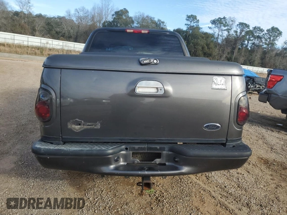 2002 Ford F-150 Harley Davidson with VIN 1FTRW07302KD36843, listed as a Copart auction lot 46342835 with 177,536 mi miles and Salvage Title. Bid and sale history available at carsss.com. Image 6.