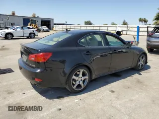 2007 Lexus IS 250 with VIN JTHBK262172027244, listed as a Copart auction lot 61504085 with 181,524 mi miles and Salvage title. Bid and sale history available at DreamBid. Image 3.