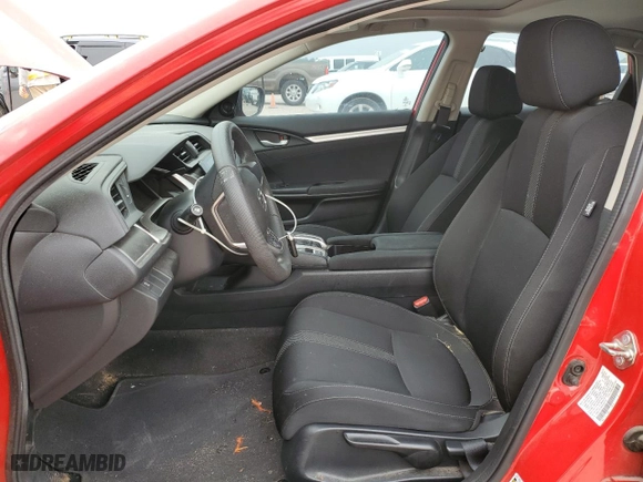 2017 Honda Civic Sedan EX with VIN 2HGFC2F76HH555173, listed as a Copart auction lot 50181335 with 148,593 mi miles and Salvage Title. Bid and sale history available at carsss.com. Image 7.