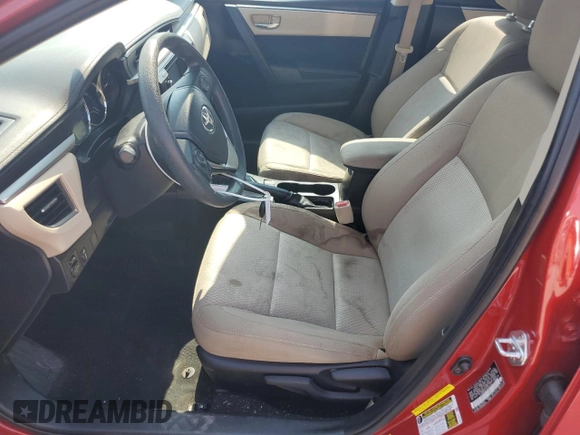 2016 Toyota Corolla L with VIN 5YFBURHEXGP397721, listed as a Copart auction lot 59288035 with 71,889 mi miles and Salvage title. Bid and sale history available at DreamBid. Image 7.