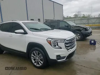 2022 GMC Terrain SLT with VIN 3GKALVEV0NL113829, listed as a Copart auction lot 53702325 with 52,810 mi miles and Salvage title. Bid and sale history available at DreamBid. Image 14.
