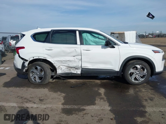 2023 Hyundai Santa Fe SE with VIN 5NMS1DAJ1PH562651, listed as a IAAI auction lot 41566367 with 34,881 mi miles. Bid and sale history available at carsss.com. Image 13.