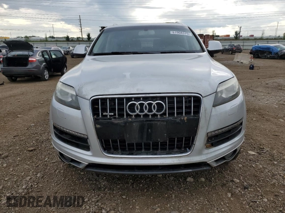 2012 Audi Q7 Premium Plus with VIN WA1LGAFE8CD002054, listed as a Copart auction lot 61968375 with Not provided miles and Salvage title. Bid and sale history available at DreamBid. Image 5.