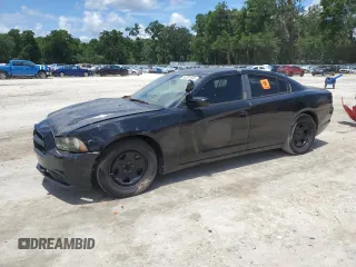 2012 Dodge Charger Police z VIN 2C3CDXAT7CH255784, wystawiony jako Copart lot #56281145 z przebiegiem 142 268 mil mil oraz Szkoda całkowita • Salvage title. Historia ofert i sprzedaży dostępna na DreamBid. Obrazek 1.